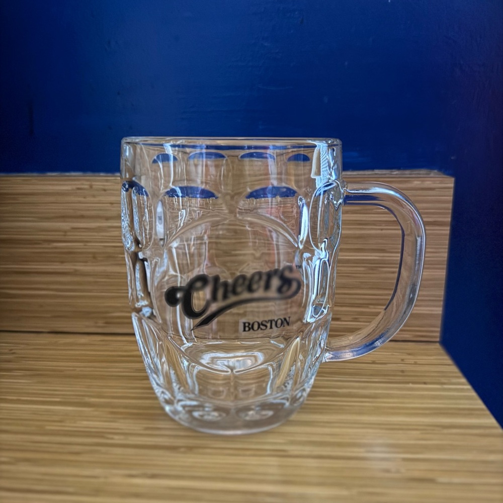 Cheers Boston Glass Beer Mug
